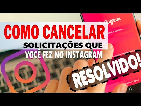 Como cancelar uma solicitação no Instagram?