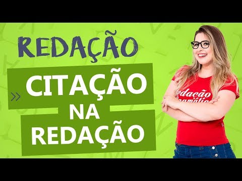 Como citar exemplos na redação?