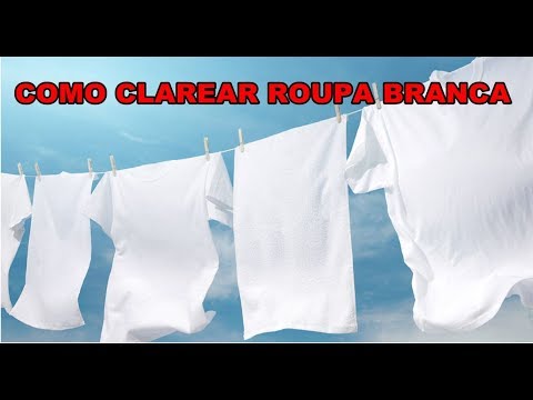 Como clarear roupa branca amarelada com bicarbonato?