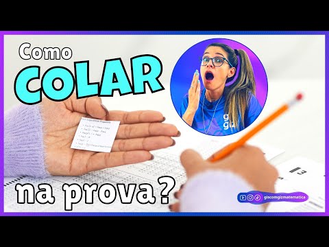 Como colar na prova de forma discreta?