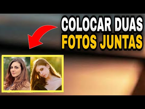 Como colocar 3 fotos juntas?