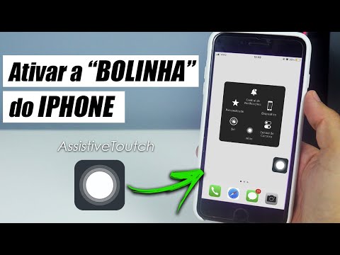 Como colocar a bolinha no iPhone?