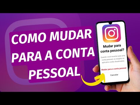 Como colocar a conta do Instagram em modo pessoal?