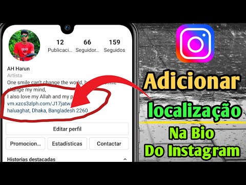 Como colocar a localização no perfil do Instagram?