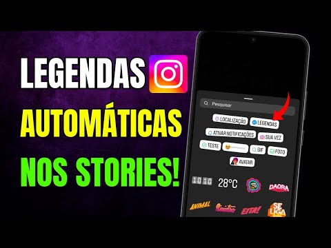 Como colocar legenda em stories?