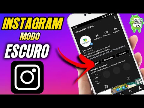 Como colocar o Instagram em modo noturno?