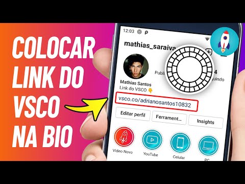 Como colocar o VSCO na bio?