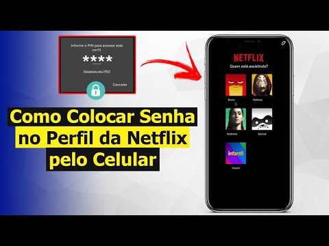 Como colocar senha no perfil da Netflix?