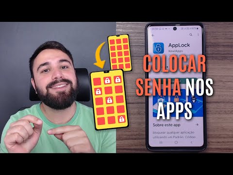 Como colocar senha nos aplicativos?