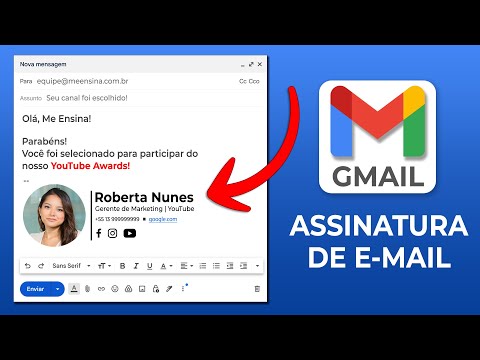 Como colocar uma assinatura no Gmail?