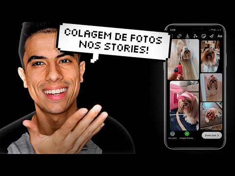 Como colocar várias fotos juntas no story do Instagram?