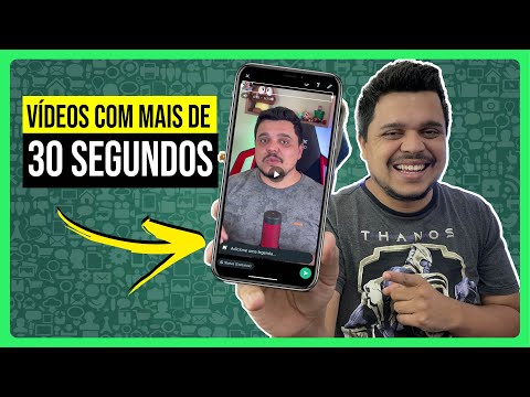 Como colocar vídeo no status do WhatsApp com mais de 30 segundos no iPhone?