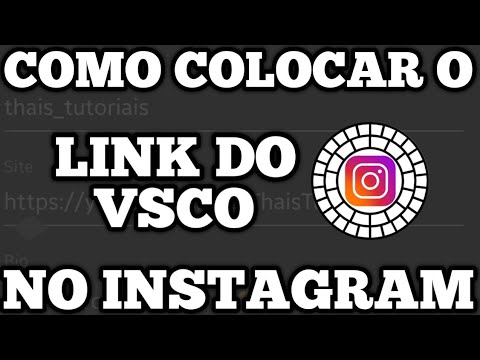 Como colocar VSCO na bio do Instagram?