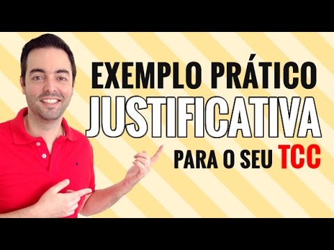 Como começar uma justificativa de TCC?