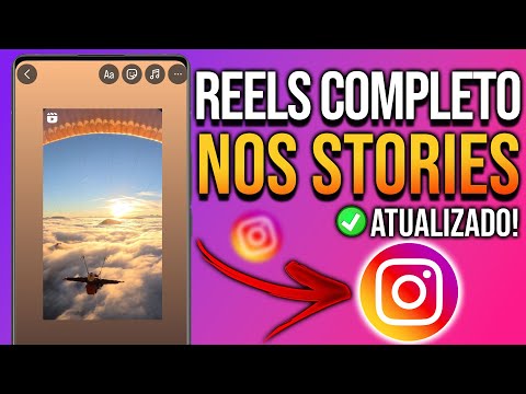 Como compartilhar reels completos nos stories?