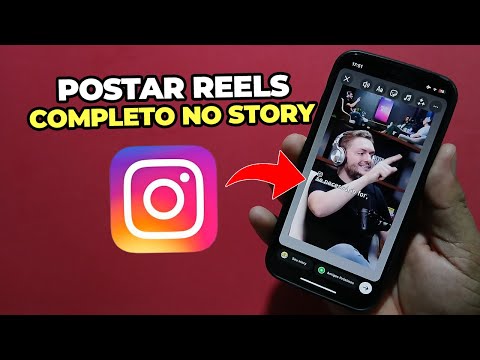 Como compartilhar reels inteiros no story?