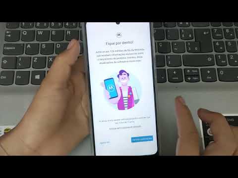 Como configurar o meu aparelho Moto G22 com o Google?