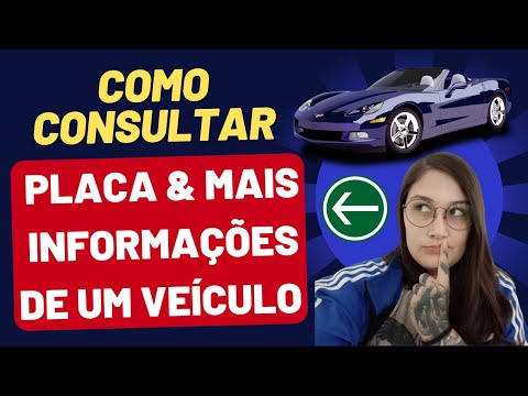 Como consultar a placa de carro?