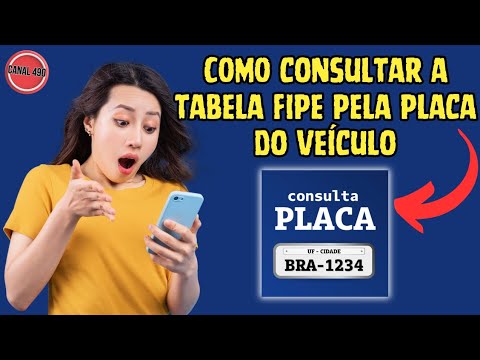 Como consultar a tabela Fipe pela placa?