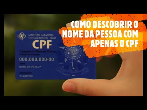 Como consultar o nome da mãe pelo CPF?