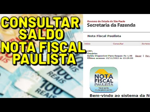 Como consultar o saldo do CPF na nota?