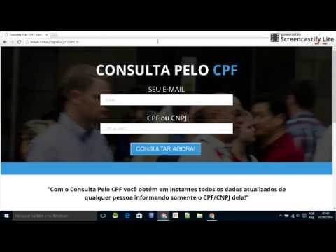 Como consultar um número de telefone pelo CPF?