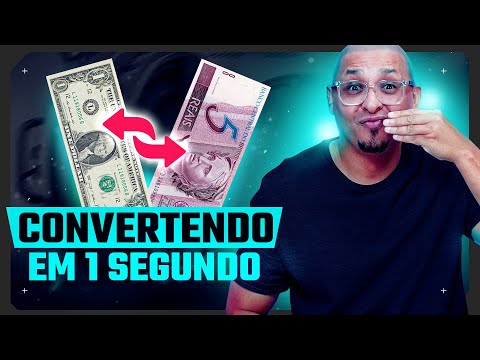 Como converter dólares em reais?