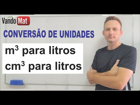 Como converter metro em metro cúbico?