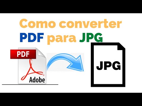 Como converter PDF em foto?