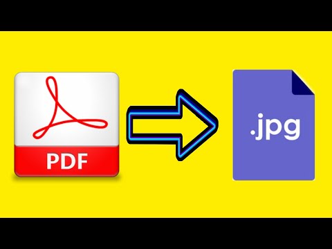 Como converter PDF para JPEG?