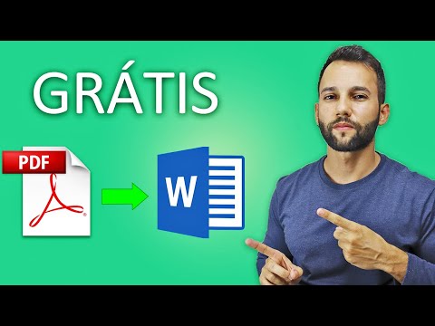 Como converter PDF para Word grátis?