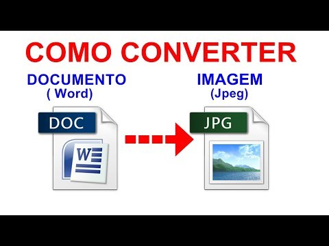 Como converter Word em JPEG?