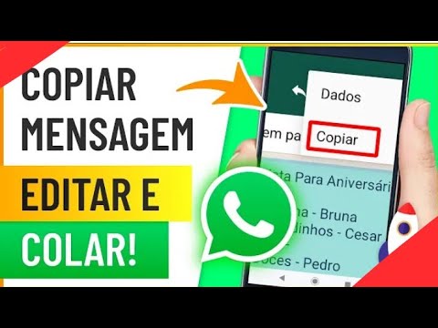 Como copiar e colar mensagens no WhatsApp?