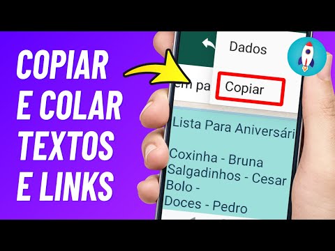 Como copiar e colar no celular?