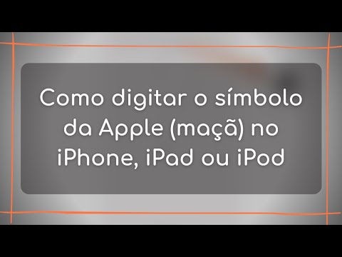 Como copiar o símbolo do iPhone?