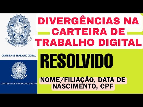 Como corrigir o cargo errado na carteira digital?