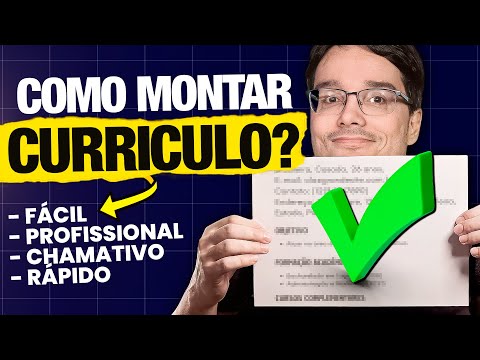 Como criar um currículo simples para o primeiro emprego?