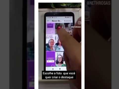 Como criar um destaque do Instagram sem nome?