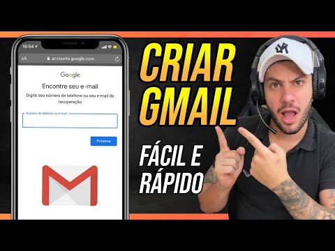 Como criar um email no Gmail?