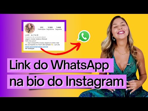 Como criar um link do WhatsApp para o Instagram?