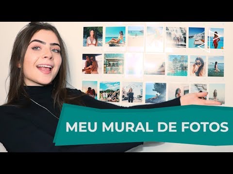 Como criar um mural de fotos na parede?