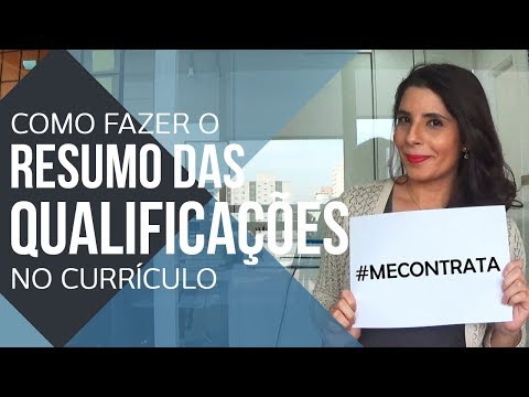 Como criar um resumo de qualificações eficaz para o currículo?