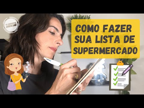 Como criar uma lista de compras do mês eficiente?