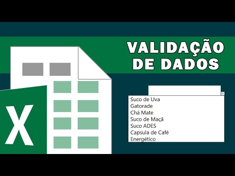 Como criar uma lista suspensa no Excel?