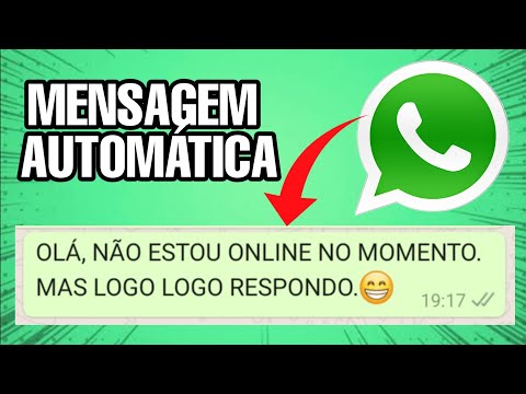 Como criar uma mensagem automática no WhatsApp pessoal?