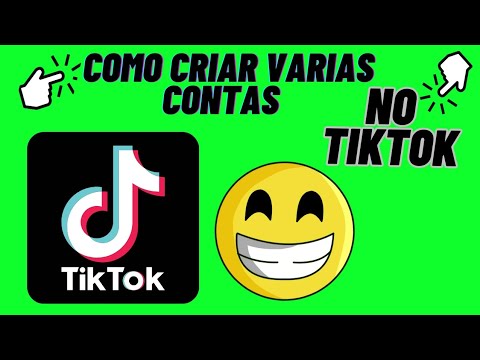 Como criar várias contas no TikTok?