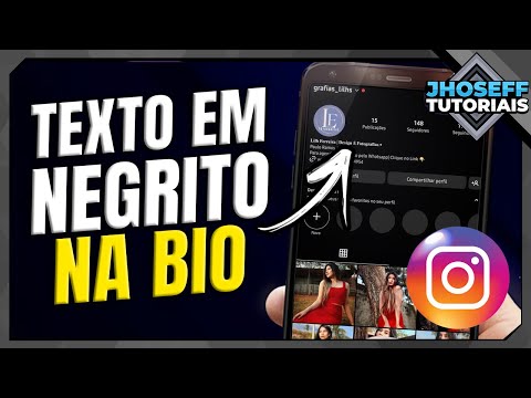 Como deixar o nome em negrito no Instagram?