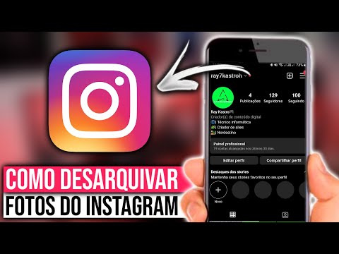 Como desarquivar fotos do Instagram?