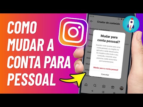 Como desativar a conta profissional do Instagram?