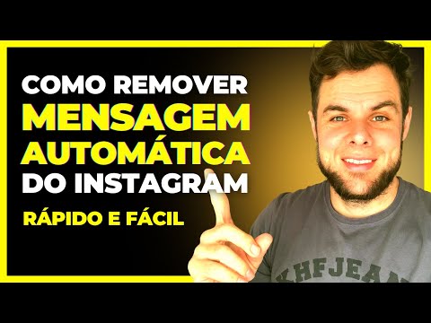 Como desativar a mensagem automática no Instagram?